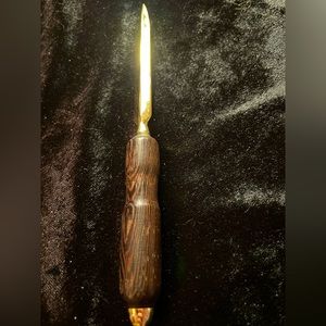 Exotic wood letter opener